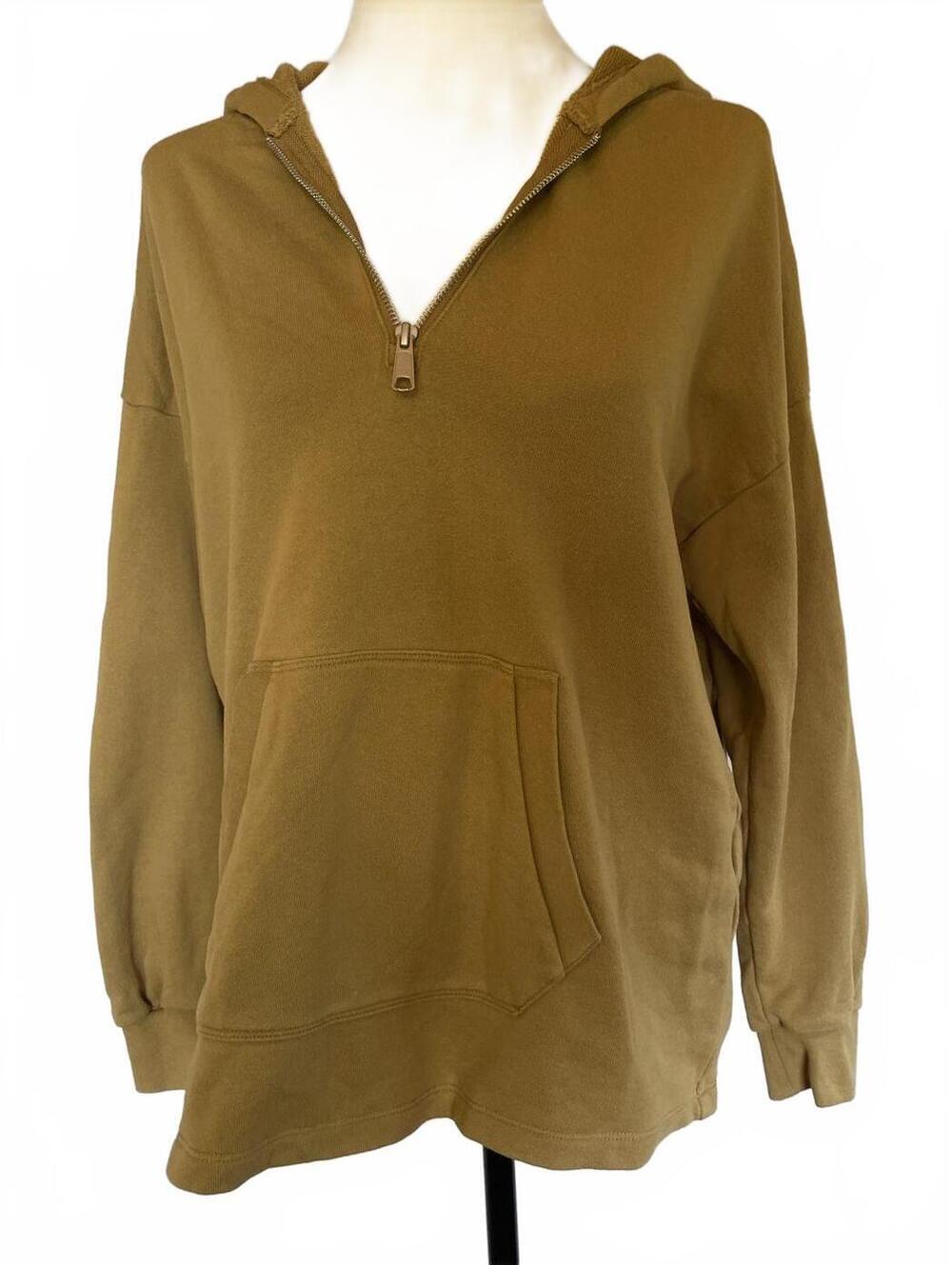 Madewell Olive Green Hoodie S Cotton Relaxed Granola Gorpcore Fairy Grunge